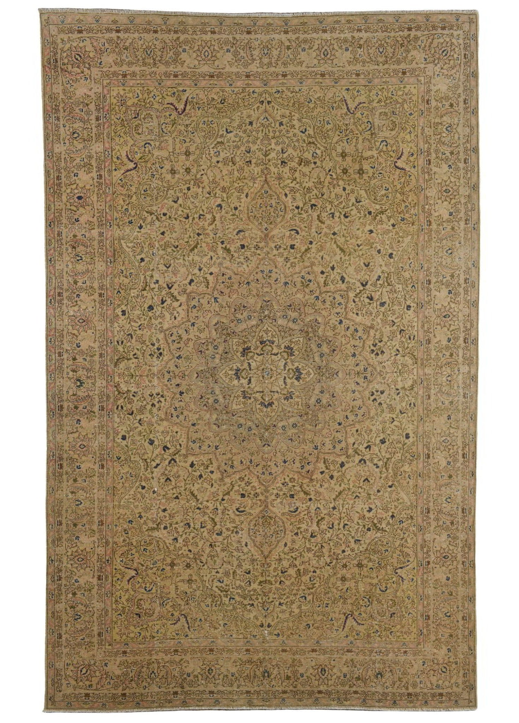 Shahmir Sand Vintage El Dokuma Yün Halı 315 x 205 cm - Borr Halı