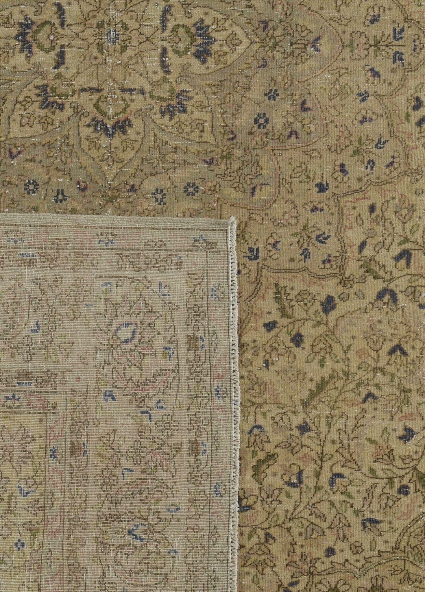 Shahmir Sand Vintage El Dokuma Yün Halı 315 x 205 cm - Borr Halı