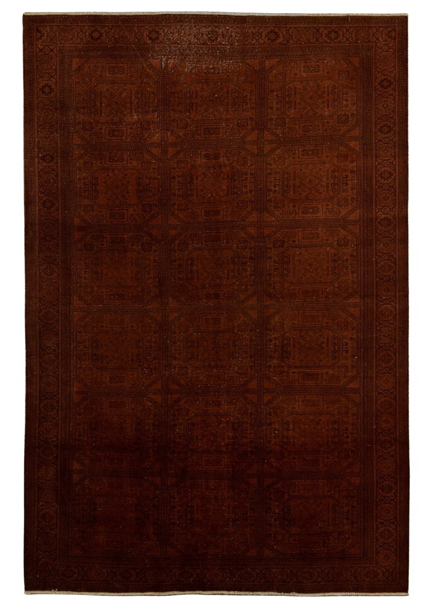 Shahverin Vintage El Dokuma Yün Halı 296 x 201 cm - Borr Halı