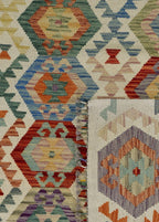 Solunna El Dokuma Yün Kilim 291x216 cm - Borr Halı