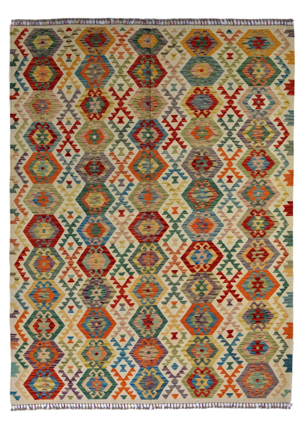 Solunna El Dokuma Yün Kilim 291x216 cm - Borr Halı