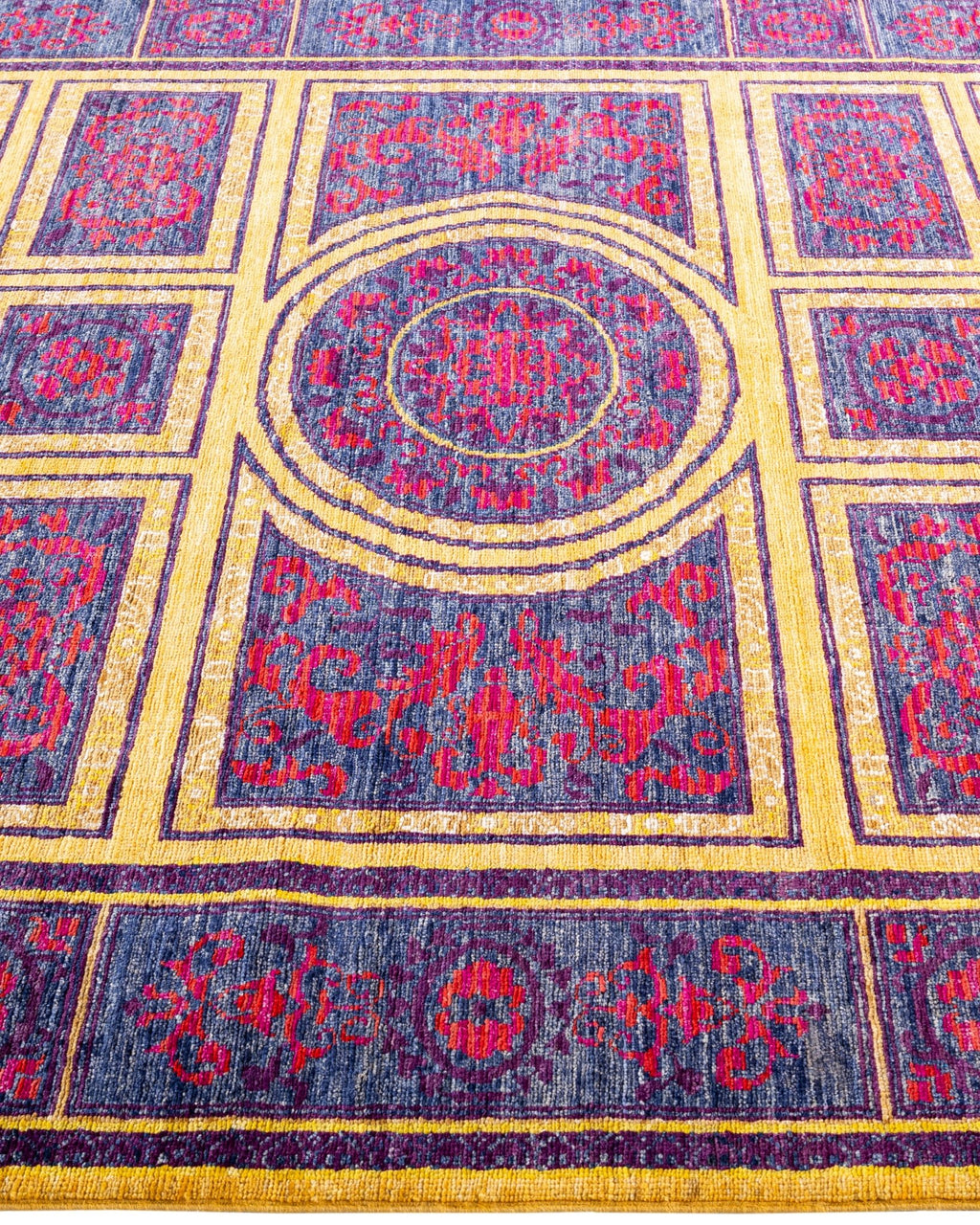 Sultana Indigo El Dokuma Yün Halı 223 x 148 cm - Borr Halı