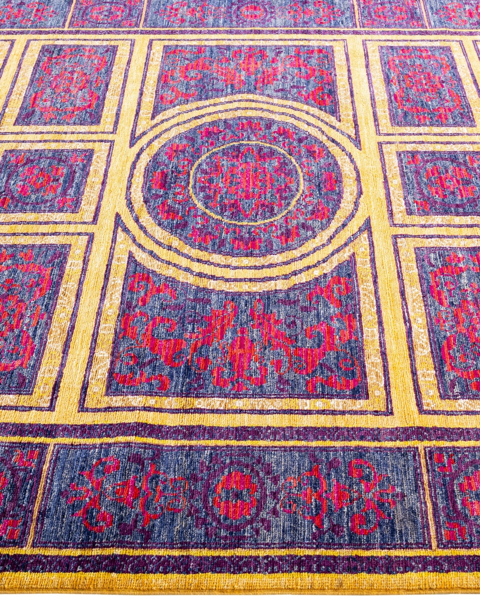 Sultana Indigo El Dokuma Yün Halı 223 x 148 cm - Borr Halı