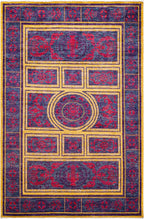 Sultana Indigo El Dokuma Yün Halı 223 x 148 cm - Borr Halı