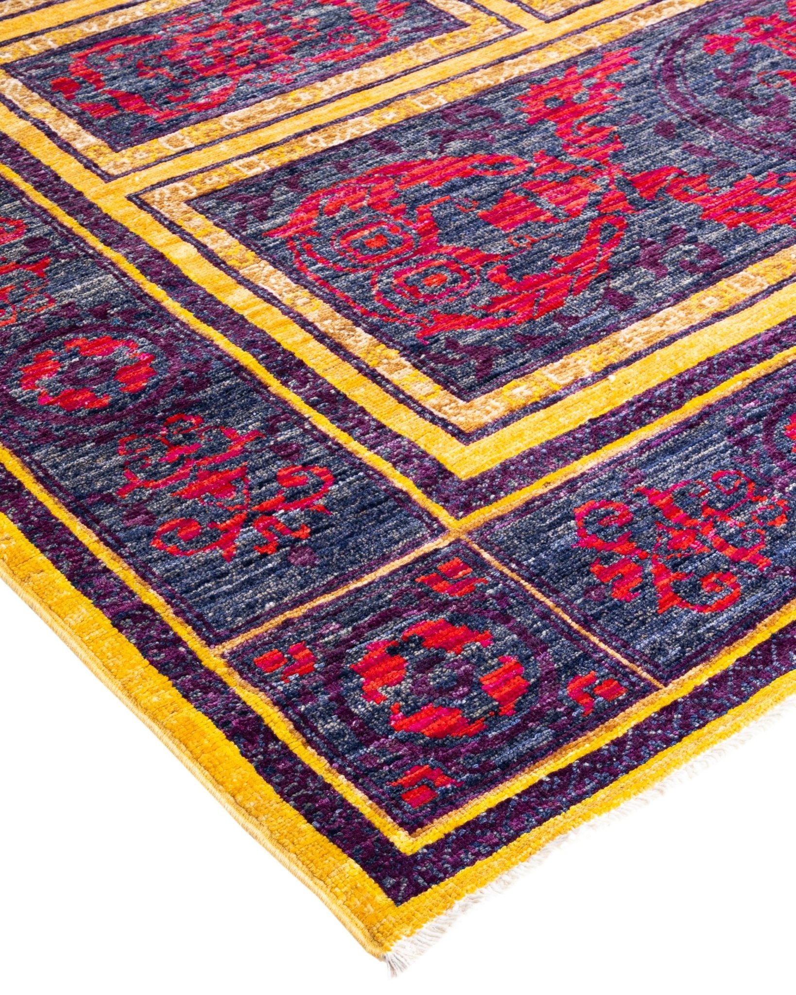 Sultana Indigo El Dokuma Yün Halı 223 x 148 cm - Borr Halı