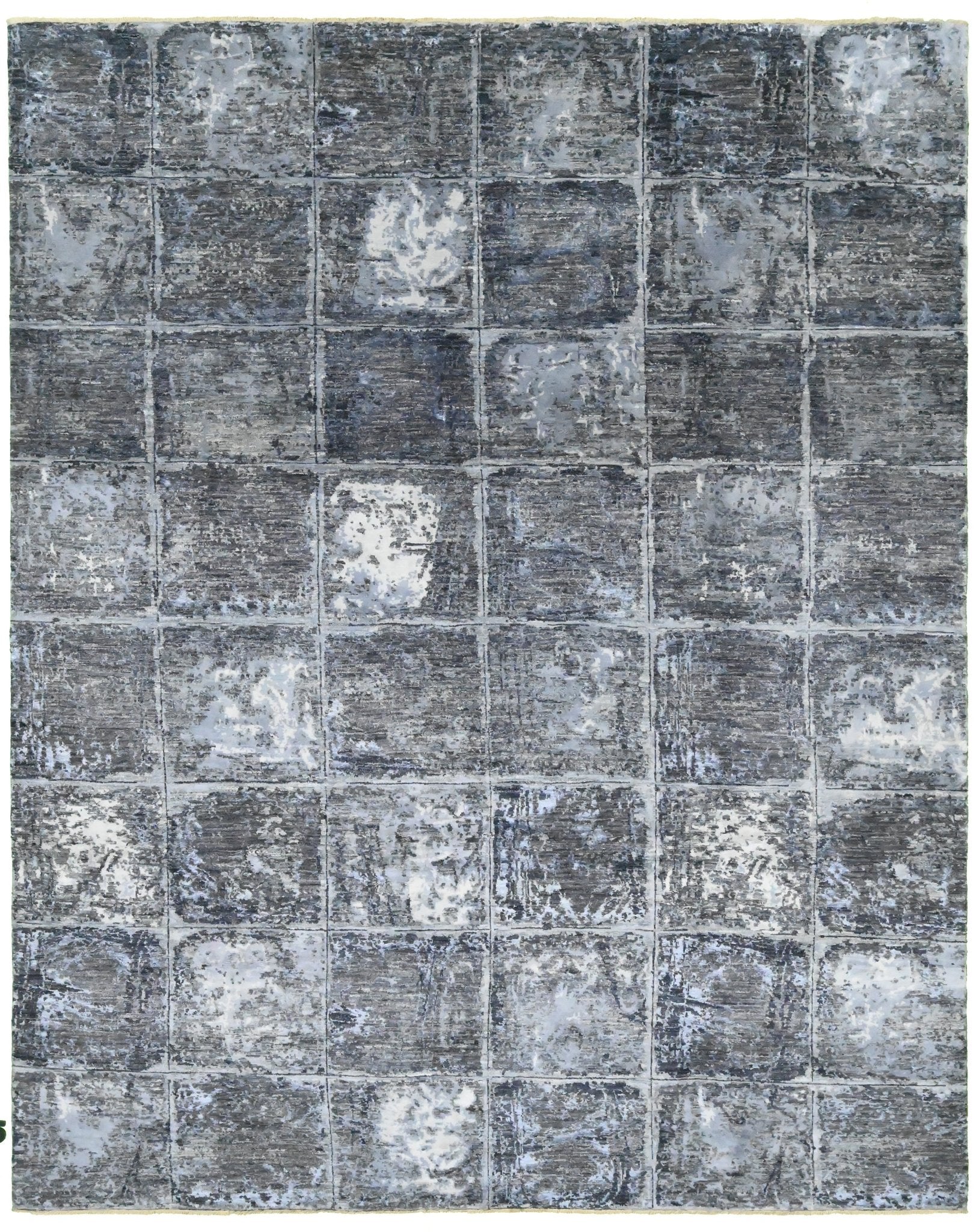Terranova Grid El Dokuma Yün ve İpek Halı 310 x 245 cm - Borr Halı