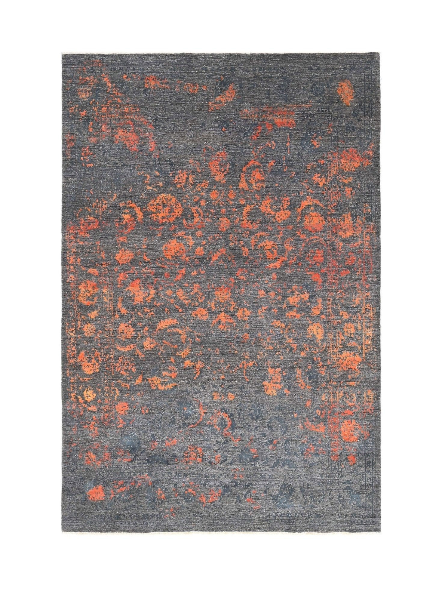 Ushak El Dokuma Yün ve İpek Halı 251X167 cm - Borr Halı