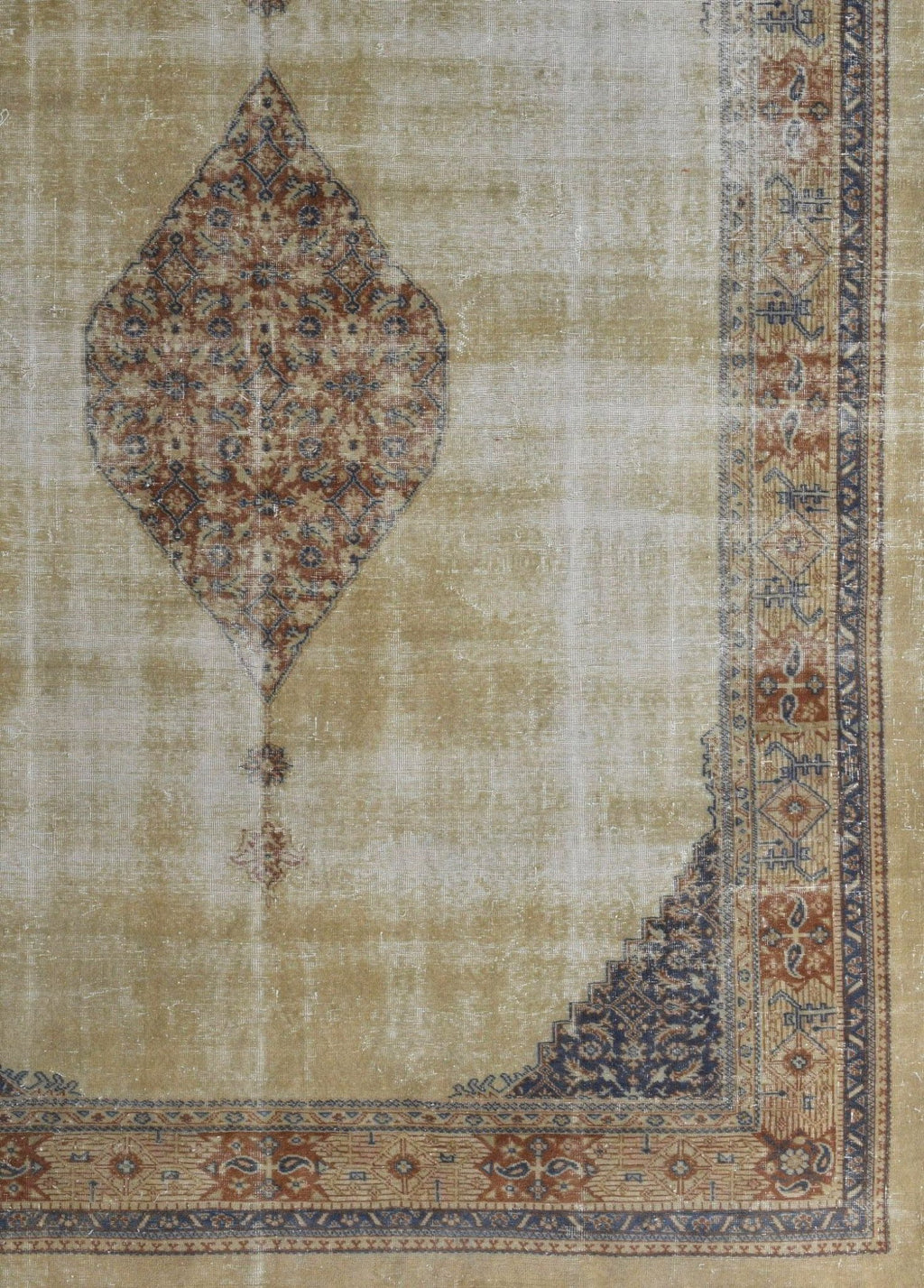 Ushvane Vintage El Dokuma Yün Halı 332 x 243 cm - Borr Halı
