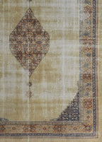 Ushvane Vintage El Dokuma Yün Halı 332 x 243 cm - Borr Halı