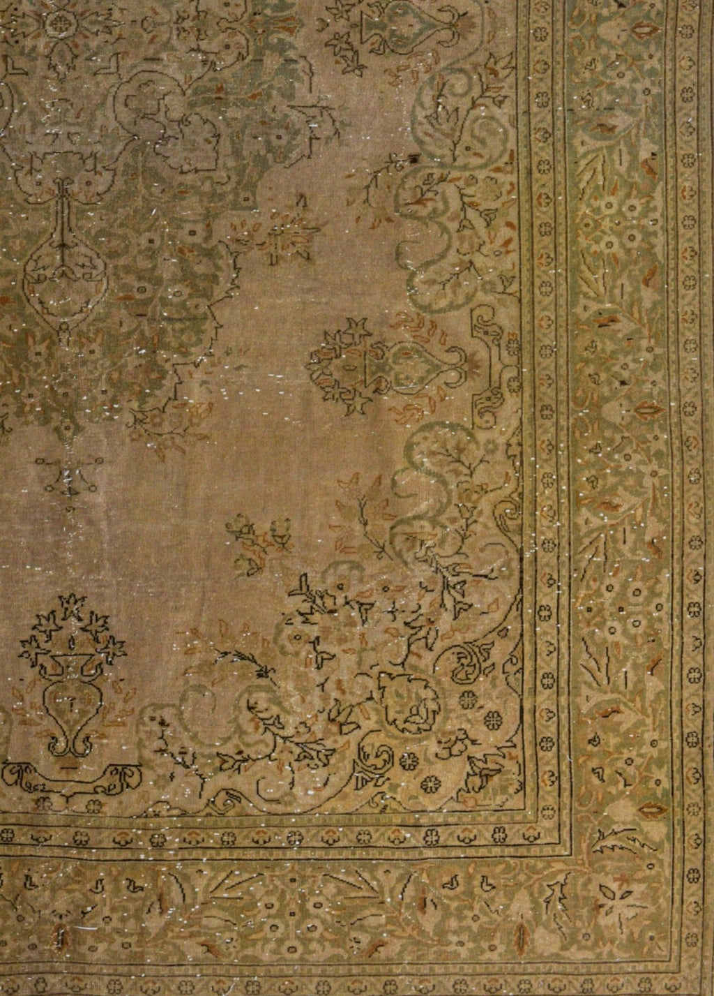Ushzarian Vintage El Dokuma Yün Halı 304 x 206 cm - Borr Halı