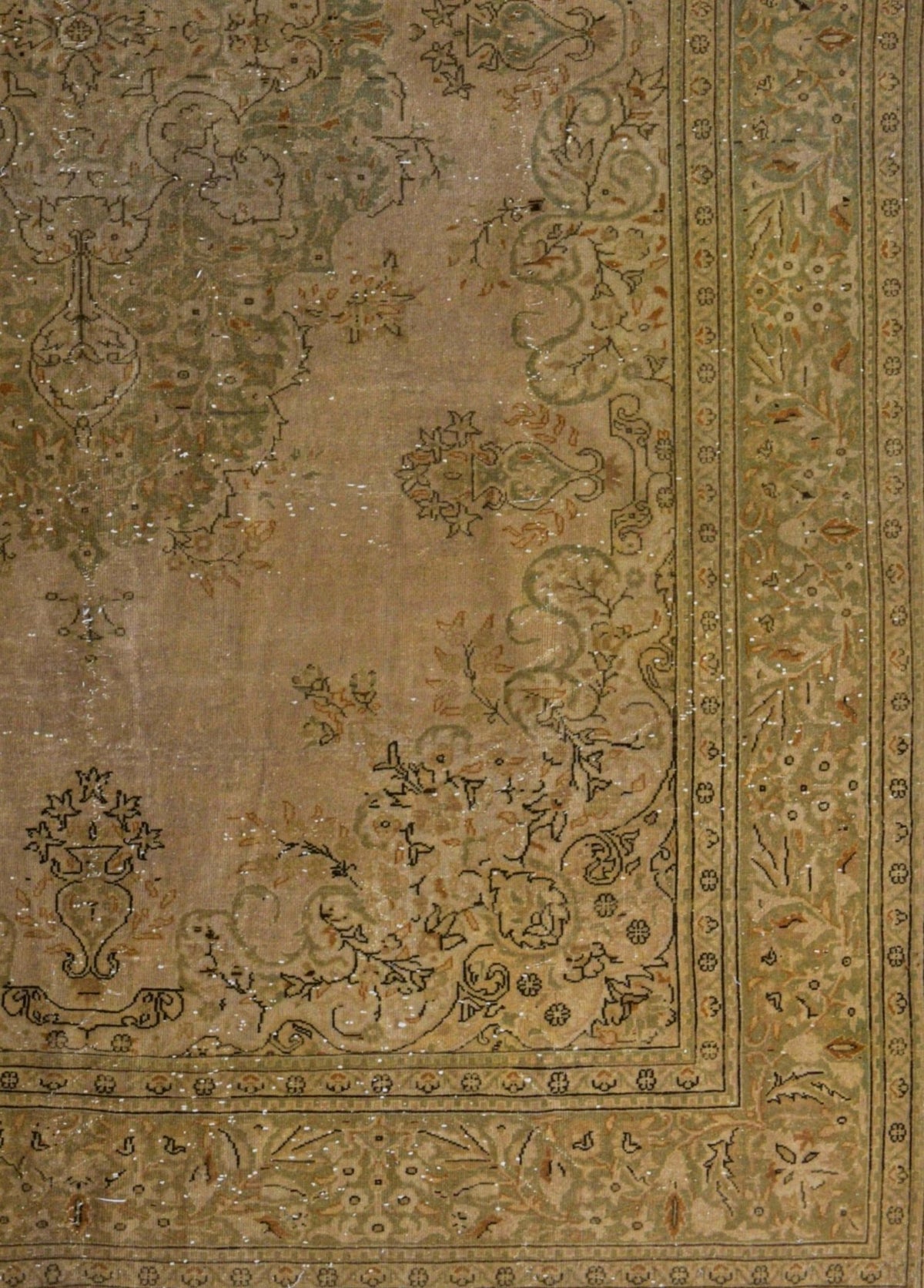 Ushzarian Vintage El Dokuma Yün Halı 304 x 206 cm - Borr Halı
