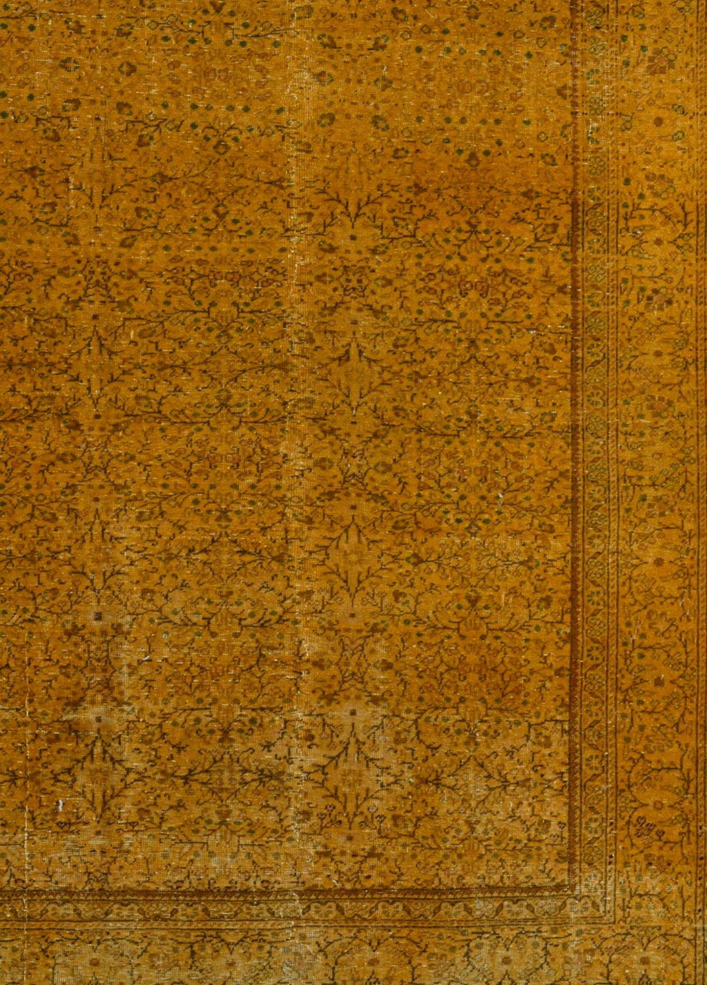 Varzane Saffron Vintage El Dokuma Yün Halı 296 x 195 cm - Borr Halı