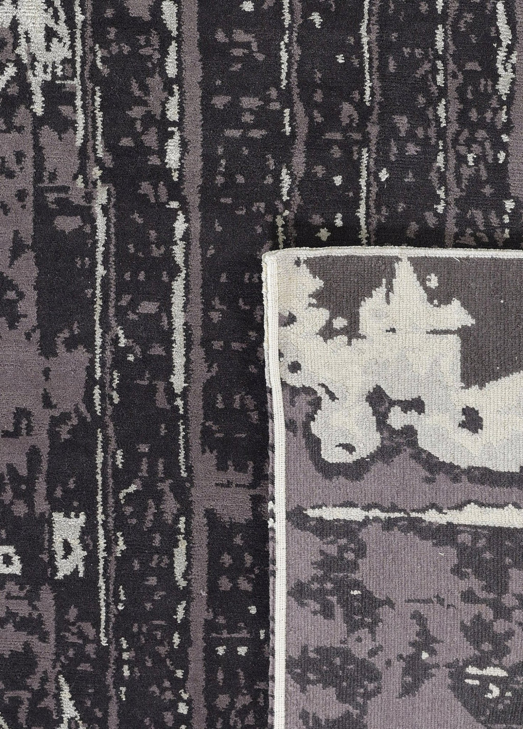 Velorra Grey El Dokuma Yün ve İpek Halı 241x170 cm - Borr Halı