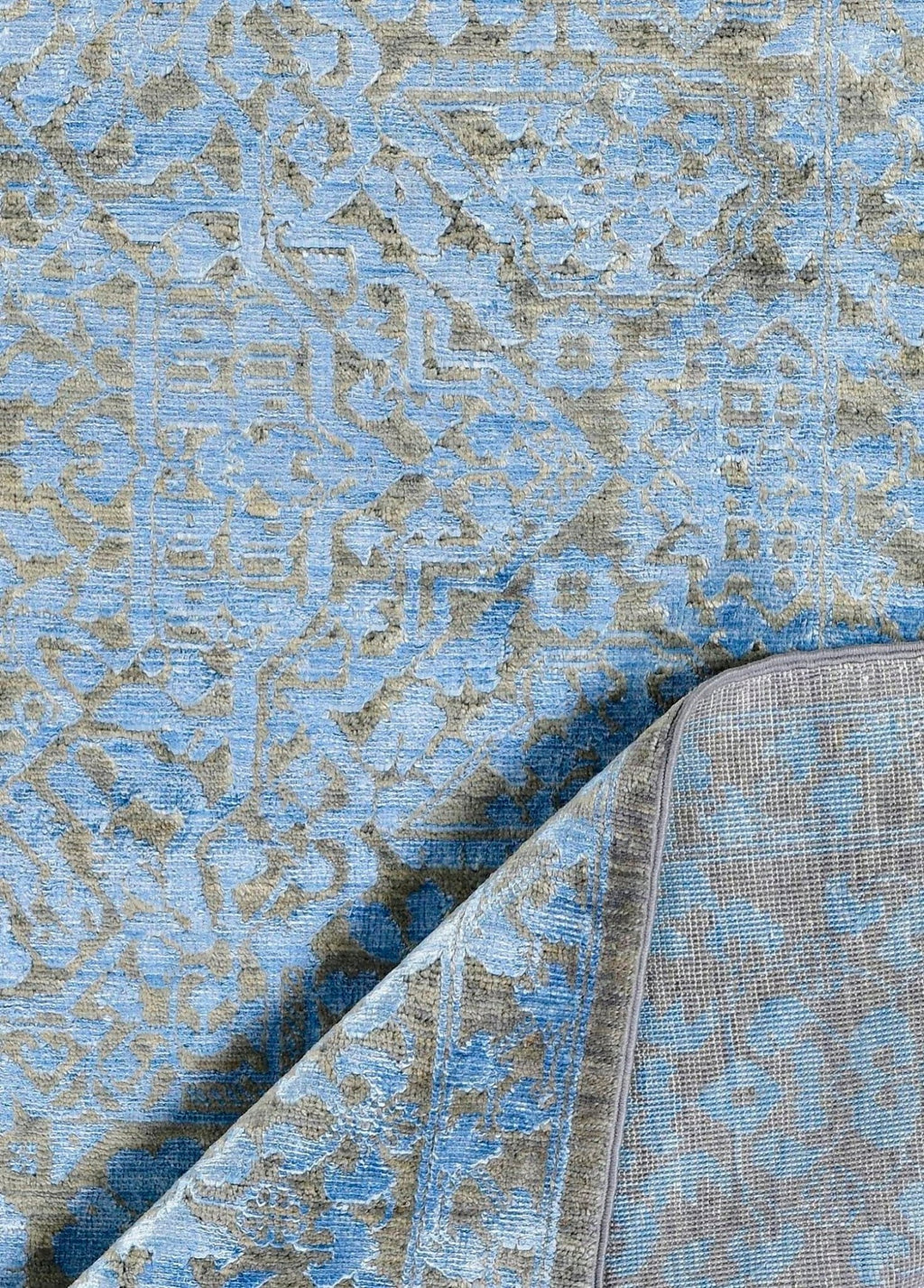 Veloura Sky El Dokuma Yün ve İpek Halı 245x176 cm - Borr Halı