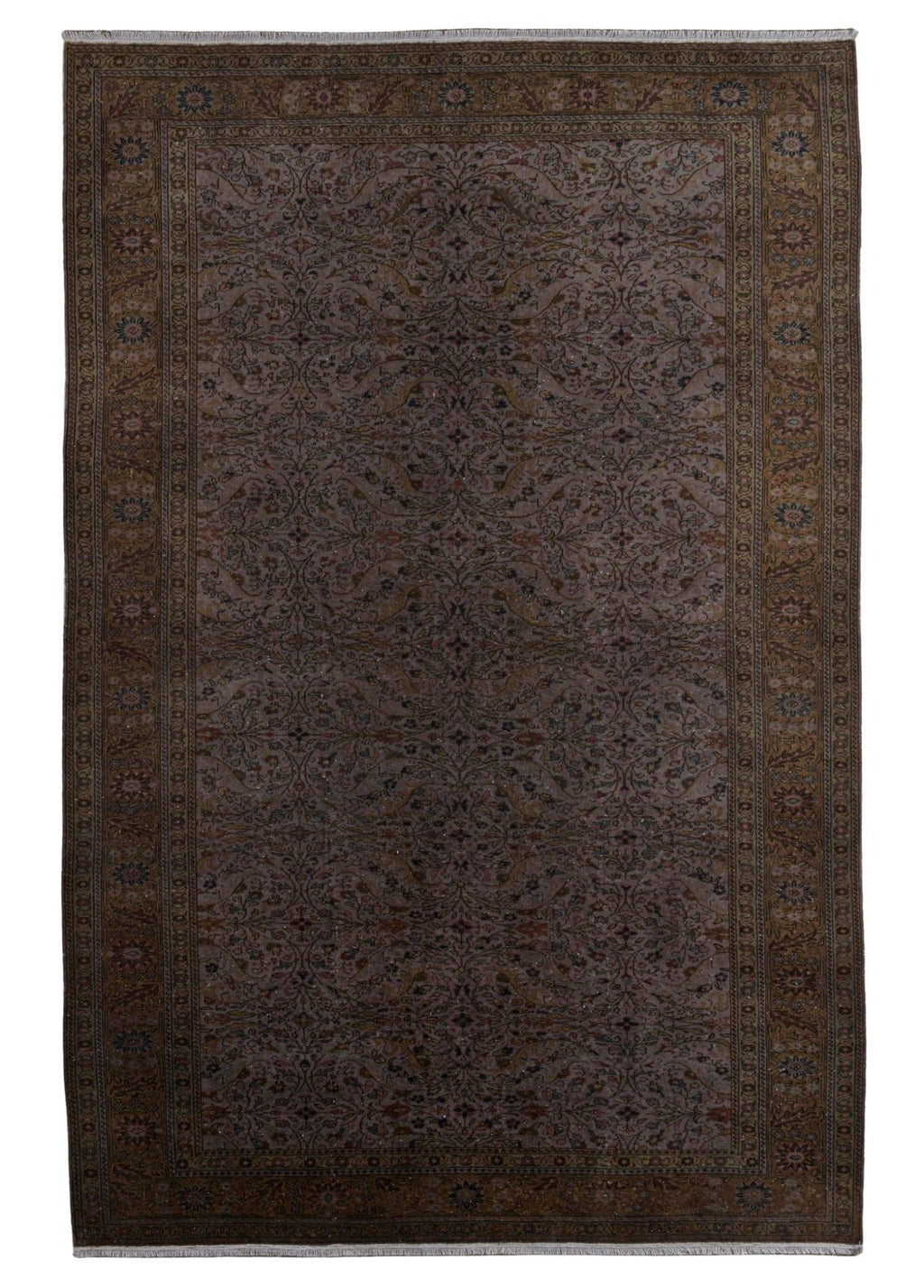 Vintage El Dokuma Yün Halı 290 x 202 cm - Borr Halı