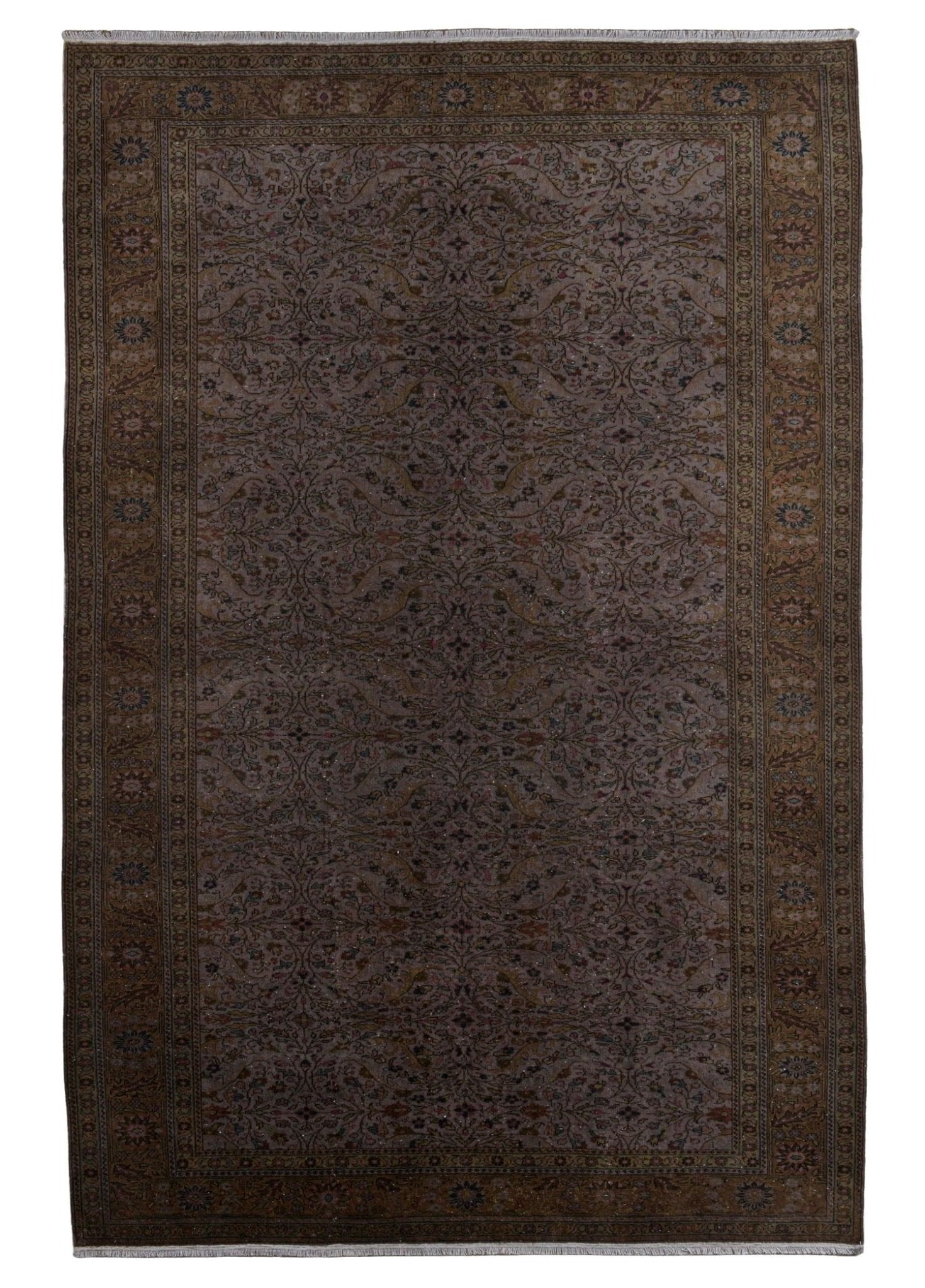 Vintage El Dokuma Yün Halı 290 x 202 cm - Borr Halı