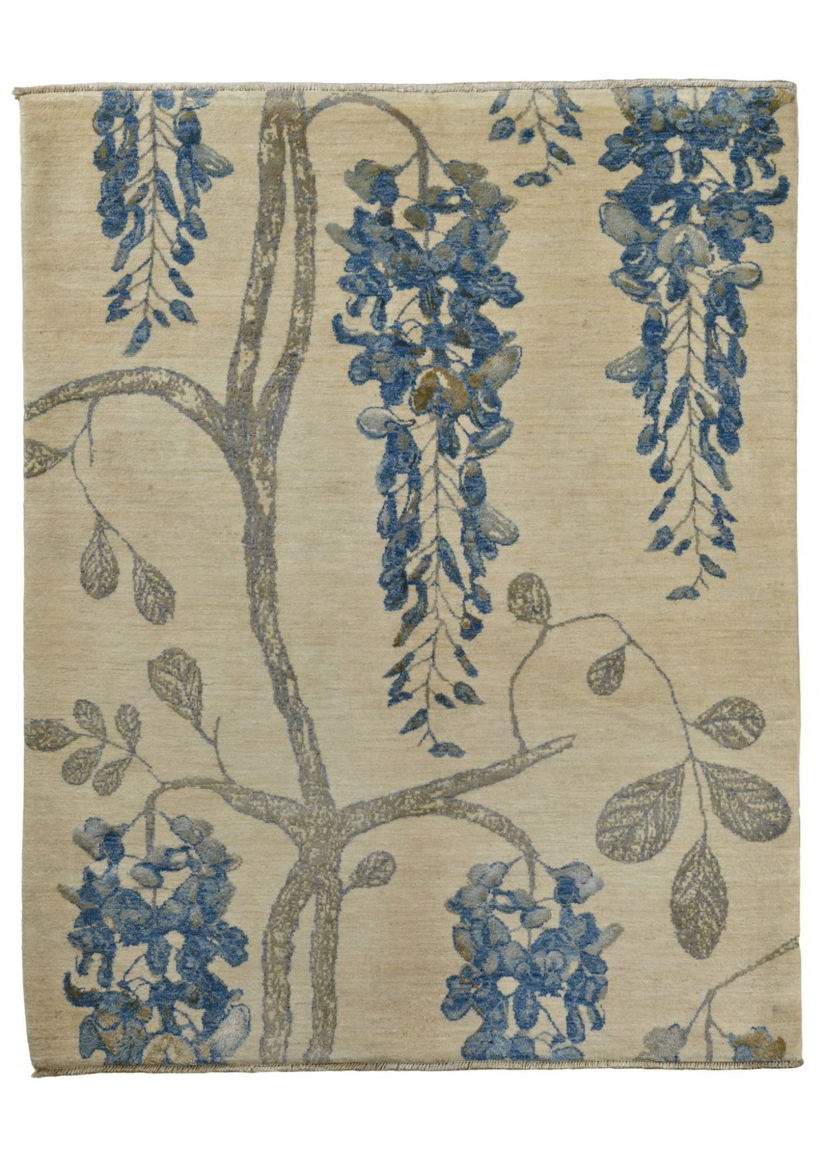 Wisteria El Dokuma Yün Halı 163 x 133 cm - Borr Halı