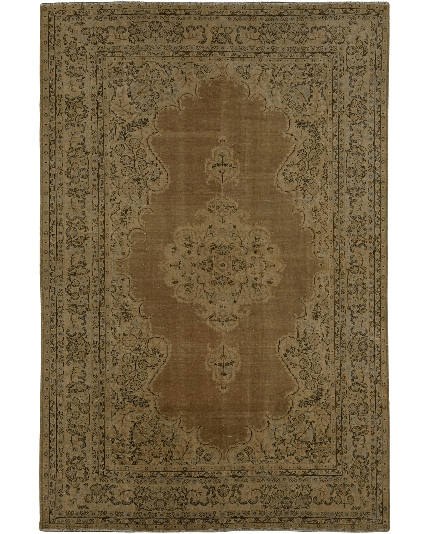 Zarveth Vintage El Dokuma Yün Halı 293 x 200 cm - Borr Halı