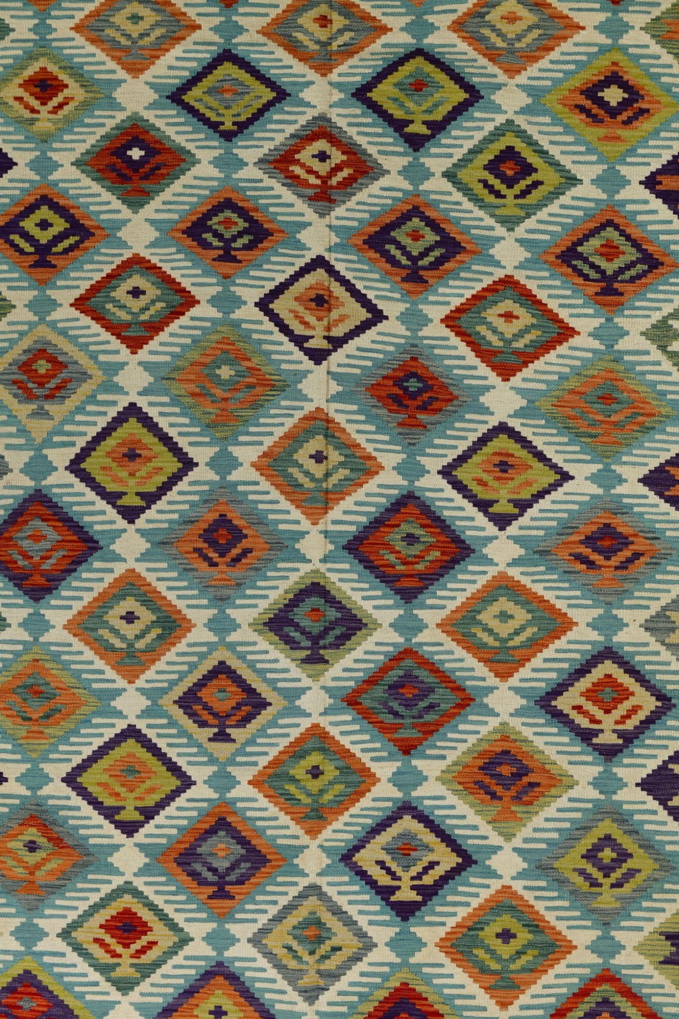 Zarvyn El Dokuma Yün Kilim 304x196 cm - Borr Halı