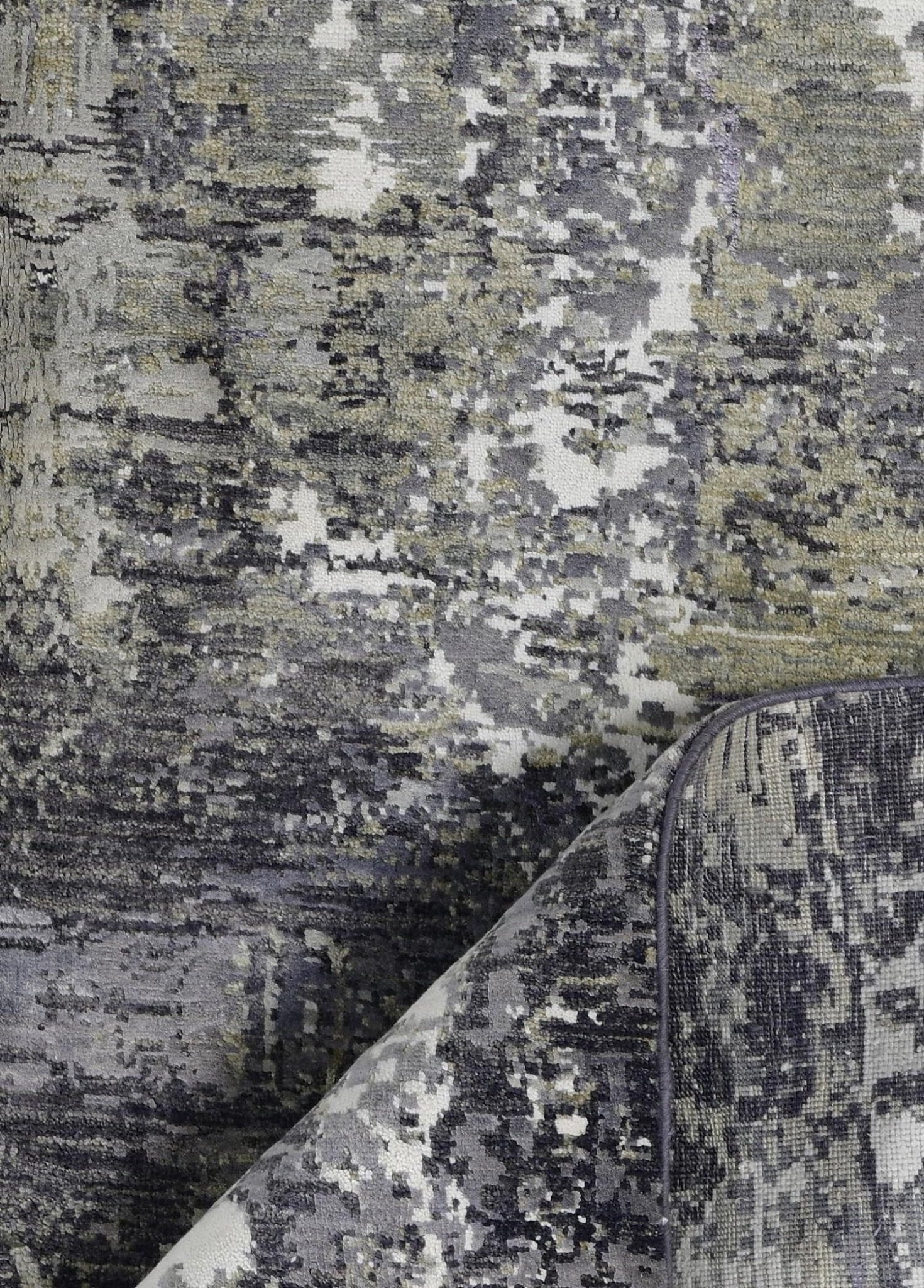 Zephon El Dokuma Yün ve İpek Halı 211x151 cm - Borr Halı