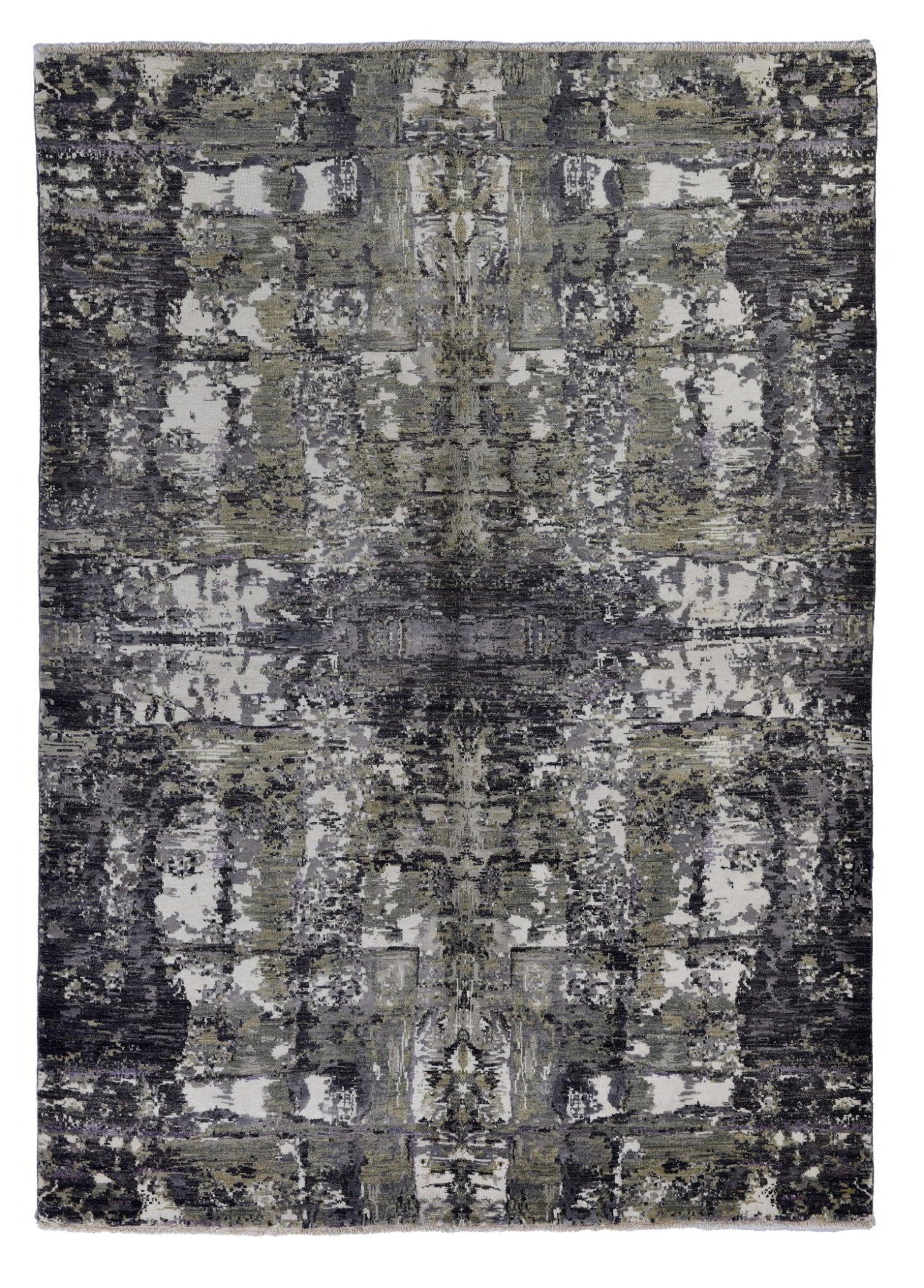 Zephon El Dokuma Yün ve İpek Halı 211x151 cm - Borr Halı