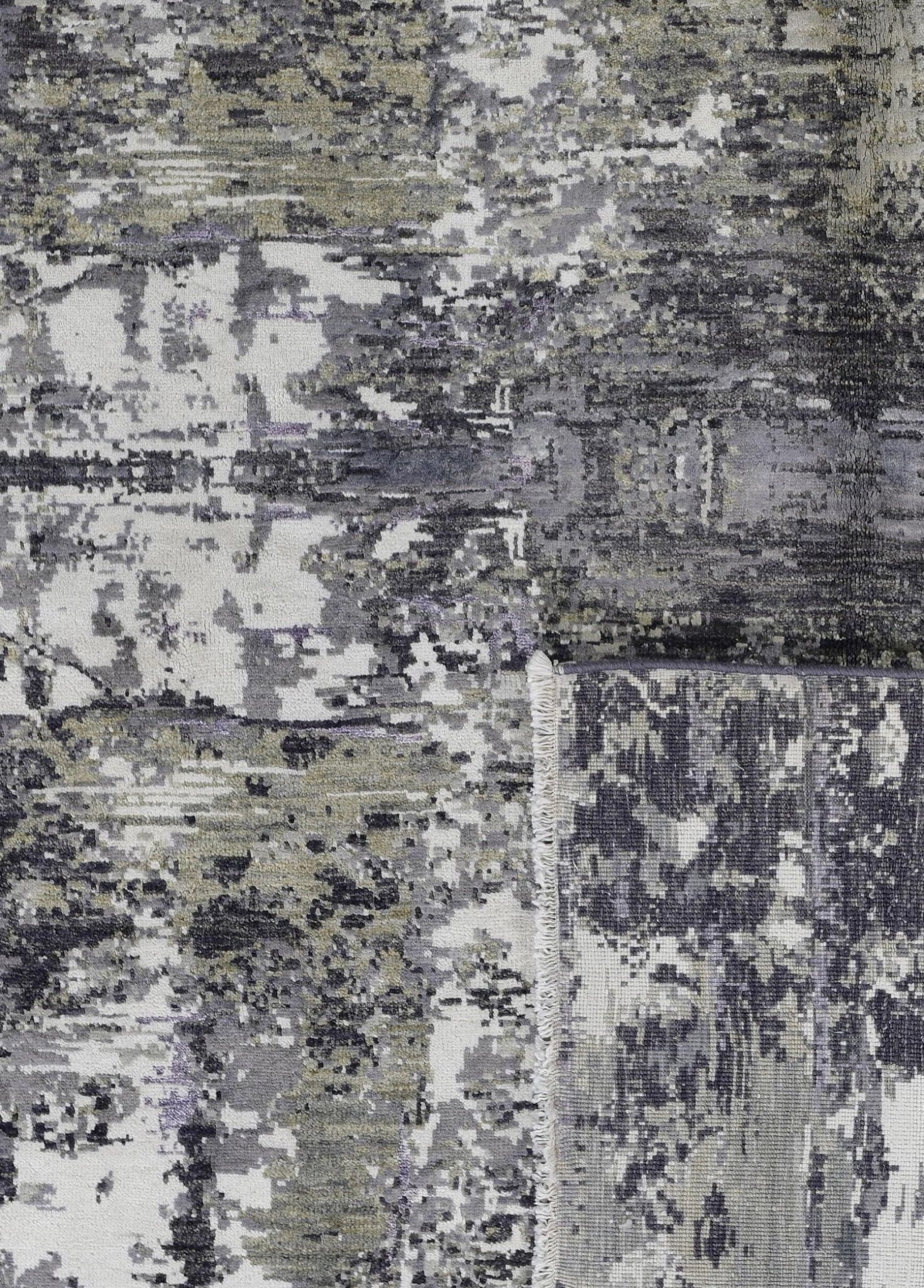 Zephon El Dokuma Yün ve İpek Halı 211x151 cm - Borr Halı
