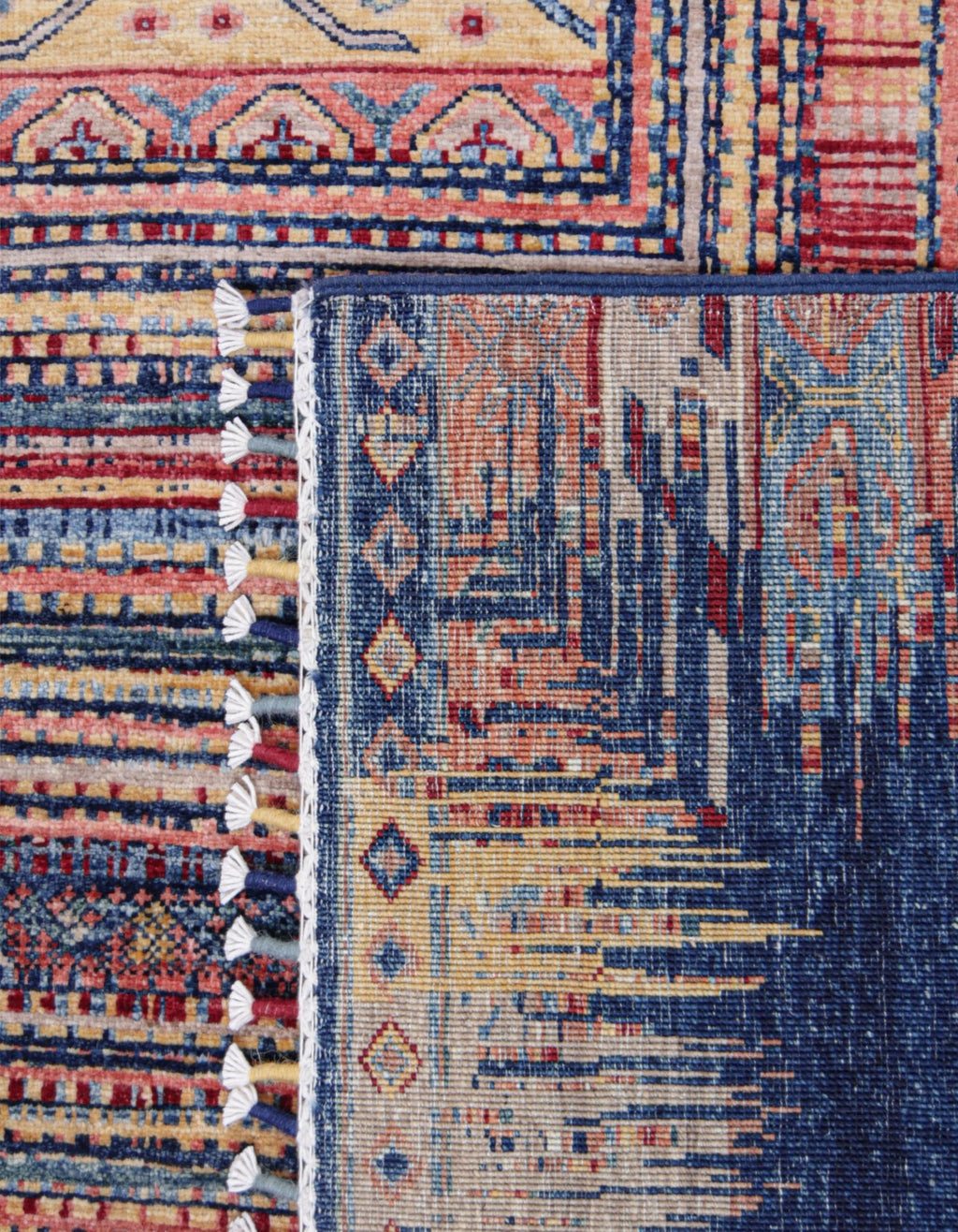 Zerava Indigo El Dokuma Yün Halı 297 x 211 cm - Borr Halı