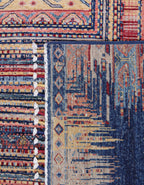 Zerava Indigo El Dokuma Yün Halı 297 x 211 cm - Borr Halı