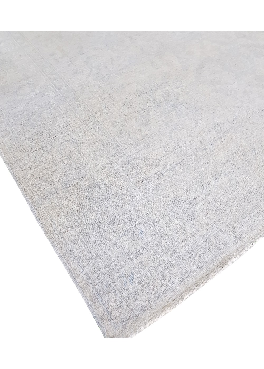 Pewter Fog Hand-Woven Wool Rug 271x177 cm AND233080271X177480