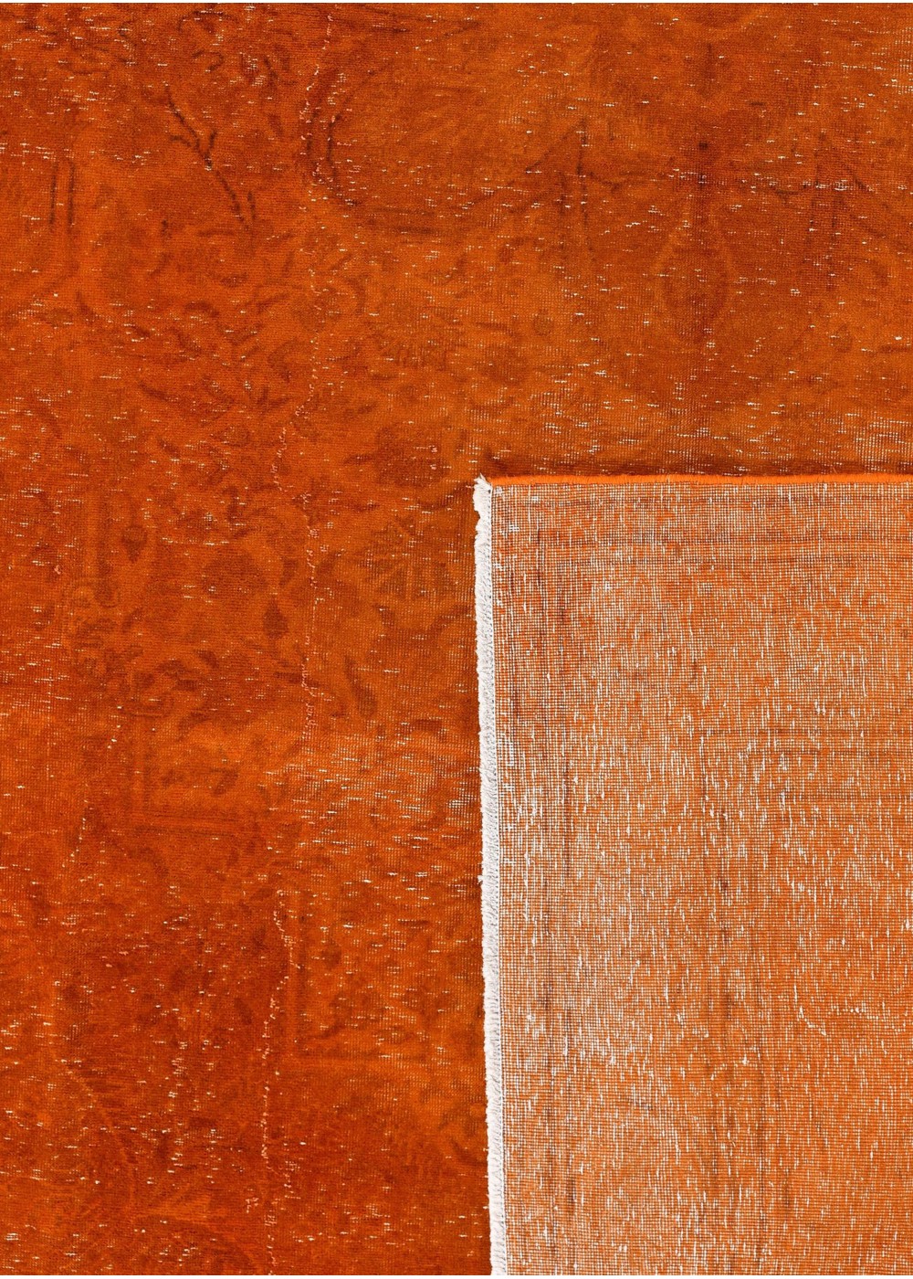 Saffron Grid Vintage El Dokuma Yün Halı 277x195 cm AND186022277X195541