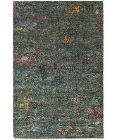 Breeze El Dokuma Yün ve İpek Halı 188x123 cm AND236230188X123231 