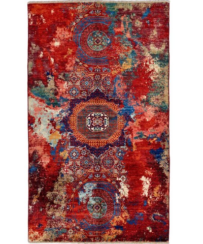 Elarian Hand-Woven Wool Rug 194x117 cm AND233011194X117227 Elarian Hand-Woven Wool Rug 194x117 cm